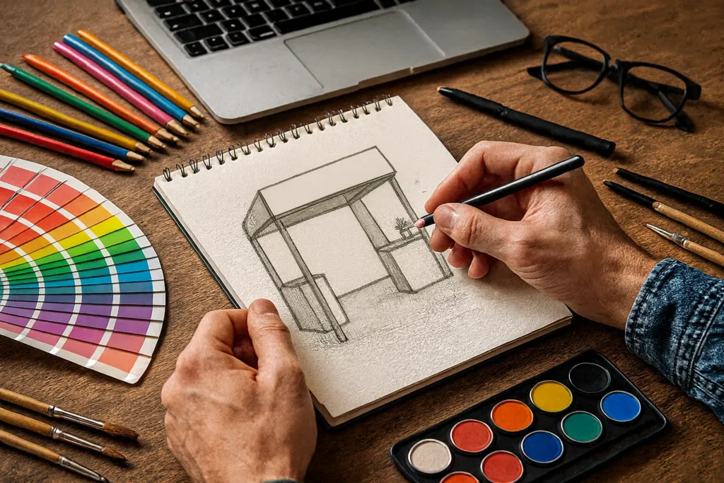 OLOR creative design services for innovative exhibition booths and event visuals